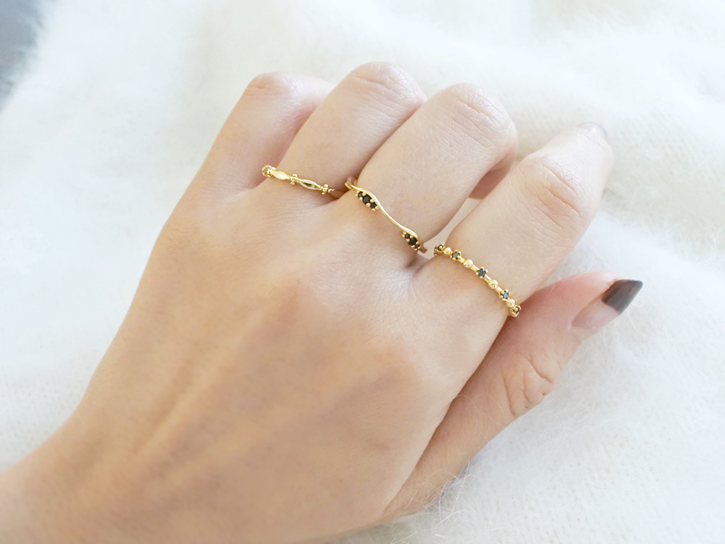 Women's Fashion Thin Dainty Ring, Trendy Gold Ring, Delicate Stacking Ring,  Simple Gold Ring, Tiny Diamond Ring, Gold Filled Ring, 7 Cubic Zirconia  Diamond Ring | Wish