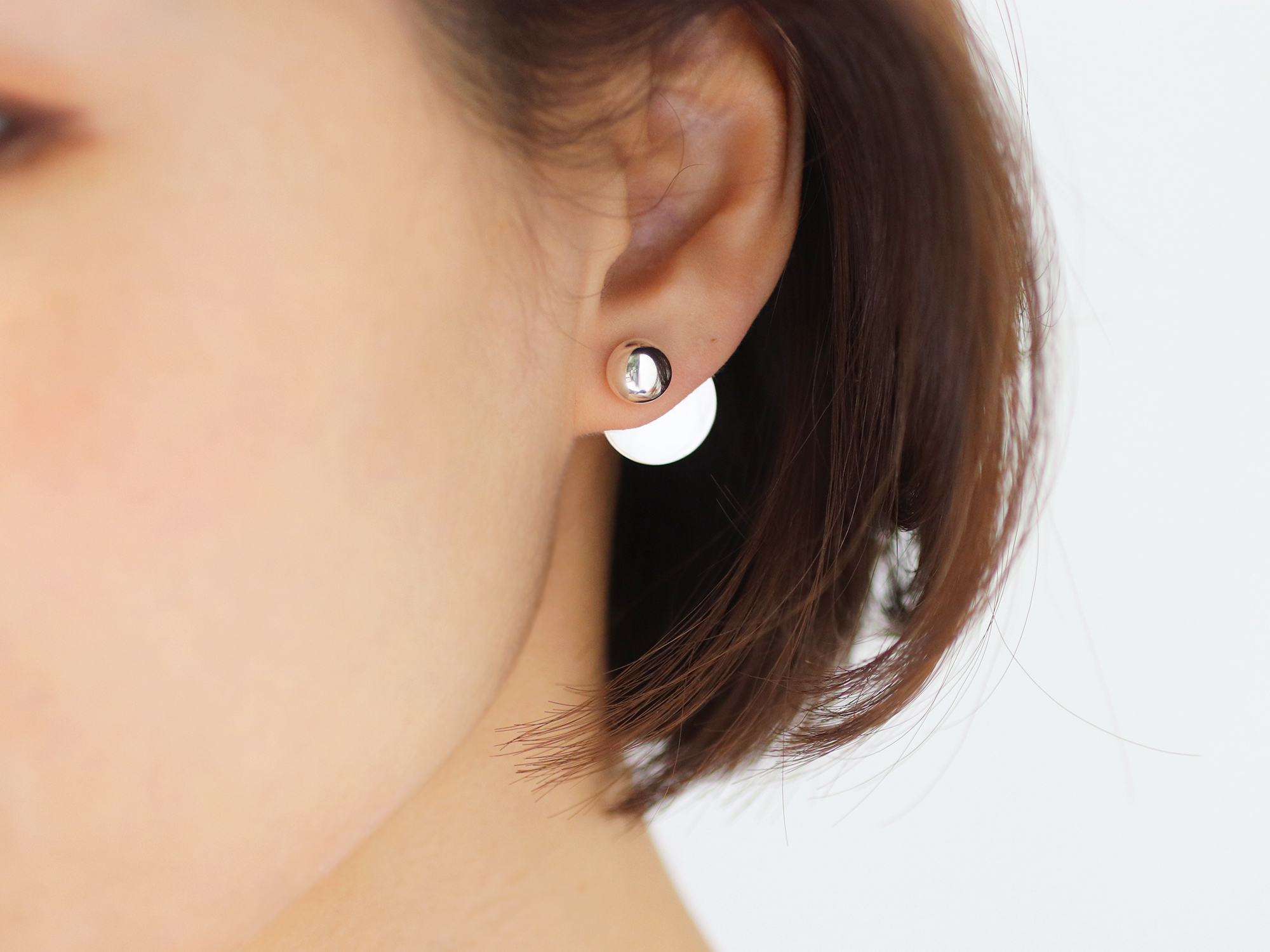 Solid Gold Ball Back Piercings & Cartilage Earrings | Musemond